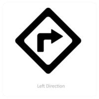 route and location icon concept vector