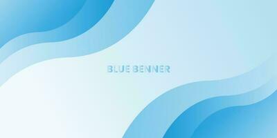 Abstract blue color background. Dynamic shapes composition. Vector illustration