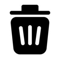 business trash icon can be used for uiux, etc vector