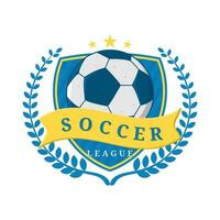 Vector Graphic of Soccer Logo or Football Club Sign Badge suitable for National Soccer Day celebration