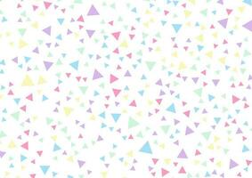 Triangle random cute colorful pattern vivid banner background vector