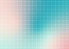 Flower geometric gradient blue pattern line presentation background vector