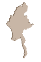 myanmar Karta 3d png