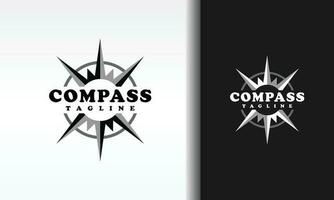 simple compass logo vector