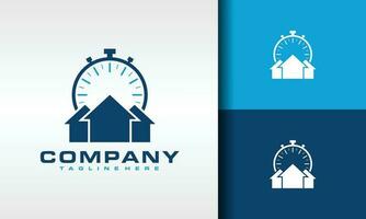 home timer logo vector