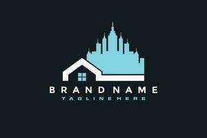 city building housing logo vector