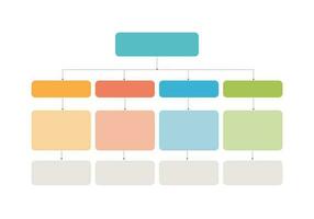 Infographic, Flowchart, Workflow, diagram, organization chart, vector illustration.