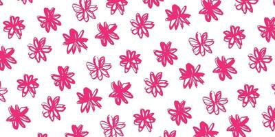 Artistic flower pattern background design vector