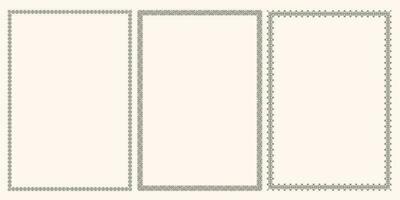 Ornamental beautiful frames vector