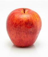 Red Apple Isolated. Realistic Red Apple on a White Background. photo