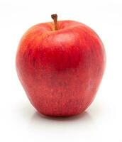 Red Apple Isolated. Realistic Red Apple on a White Background. photo