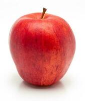 Red Apple Isolated. Realistic Red Apple on a White Background. photo