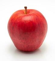 Red Apple Isolated. Realistic Red Apple on a White Background. photo