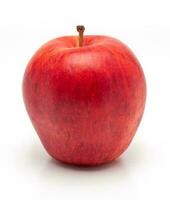 Red Apple Isolated. Realistic Red Apple on a White Background. photo