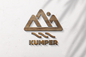 Luxus Logo Attrappe, Lehrmodell, Simulation 3d Holz auf Oberfläche Mauer psd