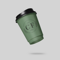 koffie kop mockup sjabloon psd