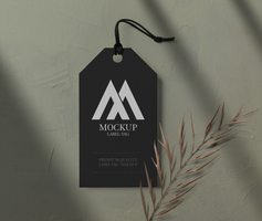 Label-Tag-Mockup-Vorlage psd