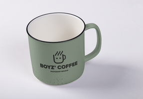Coffee cup mockup template psd
