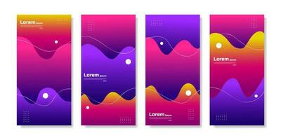 Business presentation banner template vector with colorful geometric shapes