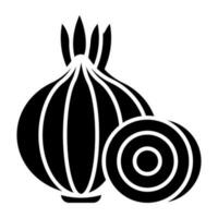 Modern design icon of onion vector