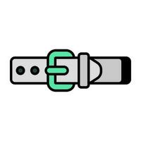 Waist belt icon, editable vector