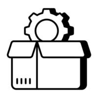 Premium download icon of seo package vector