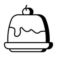 A perfect design icon of cake vector