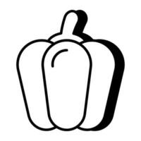 A perfect design icon of capsicum vector