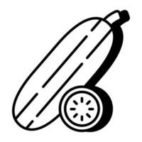 Perfect design icon of cucumber vector