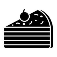 A perfect design icon of cake slice vector