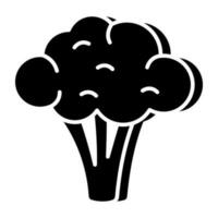 Trendy vector design of broccoli