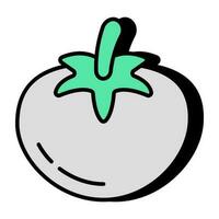 Modern design icon of tomato vector