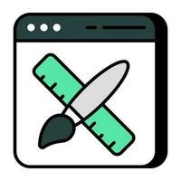 A premium download vector of web design