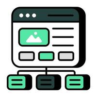 A premium download vector of web design