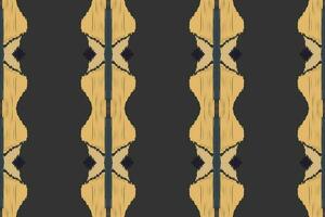 ikat sin costura modelo bordado antecedentes. ikat diseños geométrico étnico oriental modelo tradicional. ikat azteca estilo resumen diseño para impresión textura,tela,sari,sari,alfombra. vector