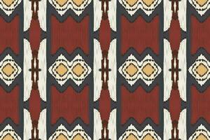 ikat floral cachemir bordado antecedentes. ikat triángulo geométrico étnico oriental modelo tradicional.azteca estilo resumen vector ilustración.diseño para textura,tela,ropa,envoltura,pareo.