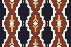 ikat damasco cachemir bordado antecedentes. ikat impresión geométrico étnico oriental modelo tradicional. ikat azteca estilo resumen diseño para impresión textura,tela,sari,sari,alfombra. vector