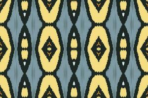 Motif Ikat Paisley Embroidery Background. Ikat Stripe Geometric Ethnic Oriental Pattern Traditional. Ikat Aztec Style Abstract Design for Print Texture,fabric,saree,sari,carpet. vector