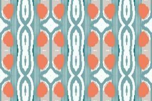 Ikat Damask Embroidery Background. Ikat Damask Geometric Ethnic Oriental Pattern Traditional. Ikat Aztec Style Abstract Design for Print Texture,fabric,saree,sari,carpet. vector