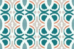 Ikat Damask Embroidery Background. Ikat Chevron Geometric Ethnic Oriental Pattern Traditional. Ikat Aztec Style Abstract Design for Print Texture,fabric,saree,sari,carpet. vector