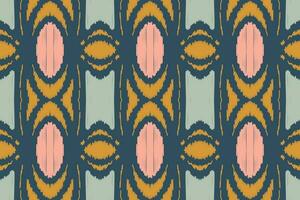 ikat tela cachemir bordado antecedentes. ikat sin costura geométrico étnico oriental modelo tradicional. ikat azteca estilo resumen diseño para impresión textura,tela,sari,sari,alfombra. vector