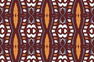 Ikat Paisley Pattern Embroidery Background. Ikat Stripe Geometric Ethnic Oriental Pattern Traditional. Ikat Aztec Style Abstract Design for Print Texture,fabric,saree,sari,carpet. vector