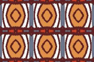 ikat cachemir modelo bordado antecedentes. ikat vector geométrico étnico oriental modelo tradicional.azteca estilo resumen vector ilustración.diseño para textura,tela,ropa,envoltura,pareo.
