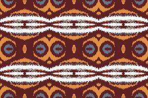 Ikat Paisley Pattern Embroidery Background. Ikat Texture Geometric Ethnic Oriental Pattern traditional.aztec Style Abstract Vector illustration.design for Texture,fabric,clothing,wrapping,sarong.