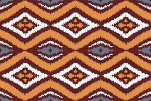 Motif Ikat Seamless Pattern Embroidery Background. Ikat Designs Geometric Ethnic Oriental Pattern Traditional. Ikat Aztec Style Abstract Design for Print Texture,fabric,saree,sari,carpet. vector