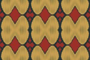 ikat floral cachemir bordado antecedentes. ikat textura geométrico étnico oriental modelo tradicional.azteca estilo resumen vector ilustración.diseño para textura,tela,ropa,envoltura,pareo.