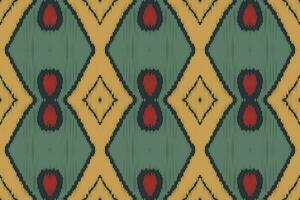 ikat damasco cachemir bordado antecedentes. ikat flor geométrico étnico oriental modelo tradicional. ikat azteca estilo resumen diseño para impresión textura,tela,sari,sari,alfombra. vector