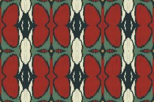 ikat damasco cachemir bordado antecedentes. ikat diseños geométrico étnico oriental modelo tradicional.azteca estilo resumen vector ilustración.diseño para textura,tela,ropa,envoltura,pareo.