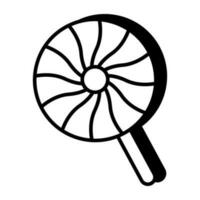 A unique design icon of lollipop vector