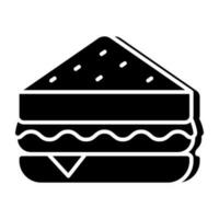 Modern design icon of sandwich vector